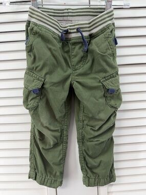 Hanna Andersson Size 3 Green Pull On Cargo Pants